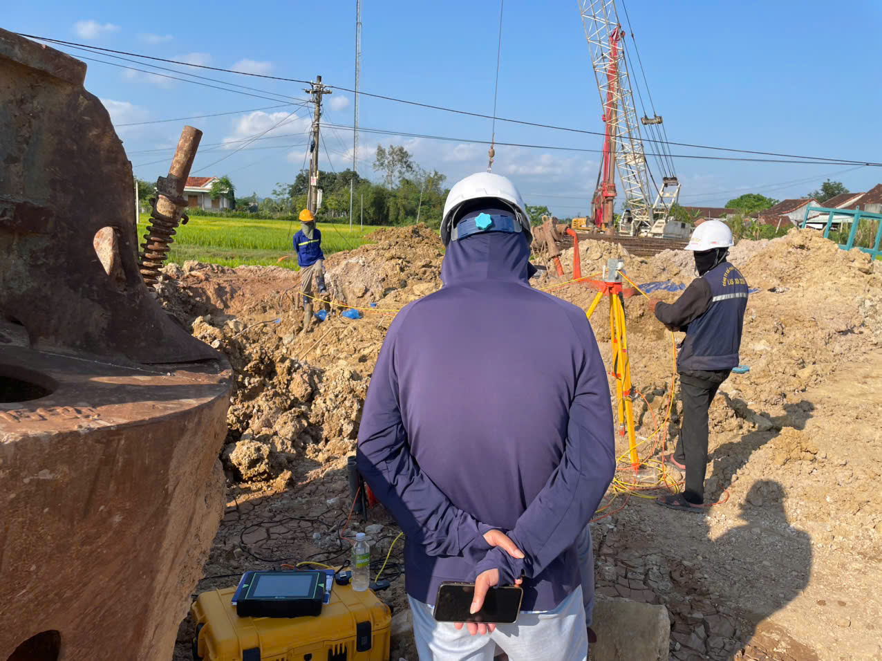 thí nghiệm vật liệu xây dựng gia lai Thí nghiệm siêu âm cọc khoan nhồi